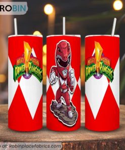 Mighty Morphin Power Rangers 3D Printed Skinny Tumbler, Jason Lee Scott Tumbler