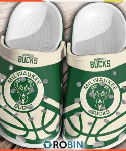 Milwaukee Bucks Basketball Club Crocband Comfortable Shoes Clogs For Men Women, Bucks Footwear