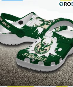 Milwaukee Bucks NBA Classic Crocs Shoes, Milwaukee Bucks Gifts