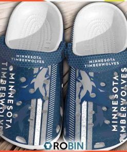 Minnesota Timberwolves Basketball Club Clogs Comfortable Shoes Crocband For Men Women, Minnesota Timberwolves Shoes