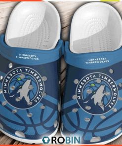 Minnesota Timberwolves Basketball Club Clogs Shoes Comfortable Crocband For Men Women, Timberwolves Footwear