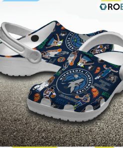 Minnesota Timberwolves Basketball team NBA Team Pattern Printed Crocs, Minnesota Timberwolves Gear
