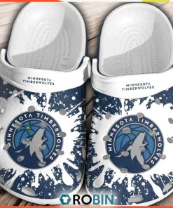 Minnesota Timberwolves Basketball Team Pattern Printed Crocs, Minnesota Timberwolves Shoes