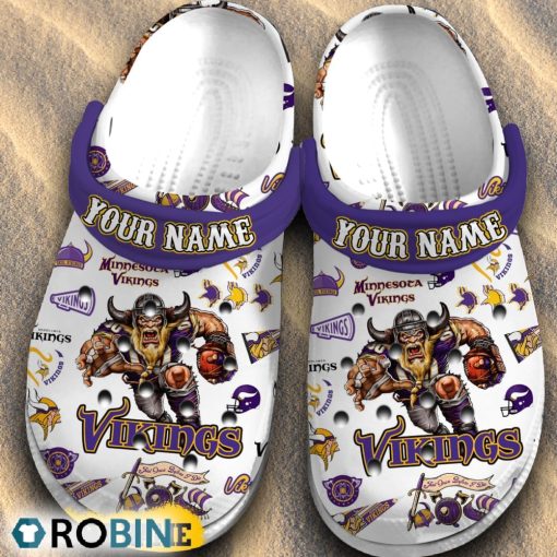 Minnesota Vikings 3D Printed Classic Crocs, NFL Gifts