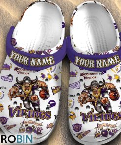 Minnesota Vikings 3D Printed Classic Crocs, NFL Gifts