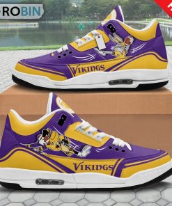 minnesota-vikings-bugs-bunny-jordan-3-sneakers-1