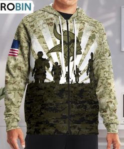 Minnesota Vikings Camouflage Pattern Hoodie and Zip Hoodie, Vikings Gifts for Fans