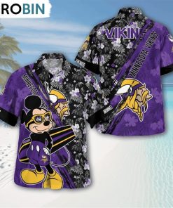 minnesota-vikings-mickey-mouse-floral-short-sleeve-hawaii-shirt-1