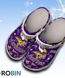 Minnesota Vikings NFL 3D Printed Classic Crocs