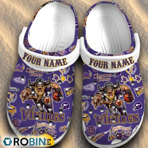 Minnesota Vikings NFL Classic Crocs Shoes
