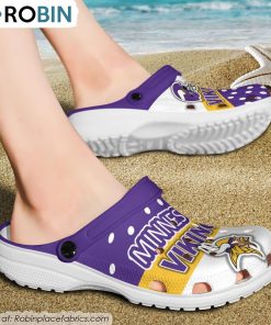 Minnesota Vikings Trending Style Crocs Shoes, Minnesota Vikings Footwear