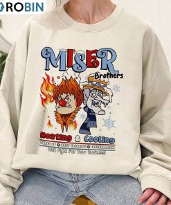 Miser Brothers Christmas Shirt, Snow Miser Heat Miser Short Sleeve Long Sleeve