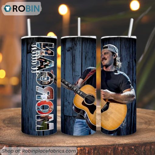 Morgan Wallen 3D Printed Skinny Tumbler, Country Music Tumbler