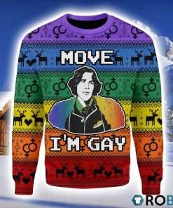 Move I’m Gay Christmas Ugly Sweater 3D