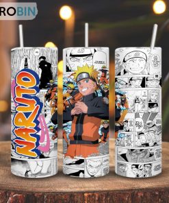 Naruto Uzumaki Anime Skinny Tumbler, Naruto Shippuden Character Gift