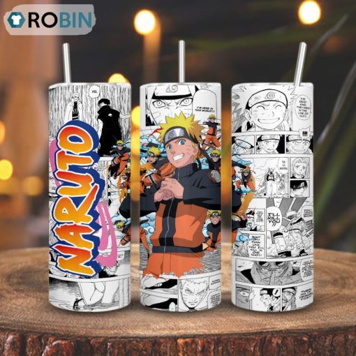 Naruto Uzumaki Anime Skinny Tumbler, Naruto Shippuden Character Gift