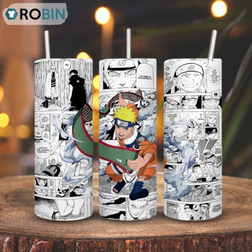 Naruto Uzumaki Skinny Tumbler, Naruto Shippuden Gift