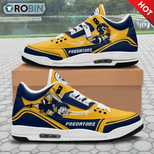 Nashville Predators Bugs Bunny Jordan 3 Sneakers
