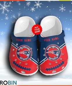 New England Patriots Personalized Custom For Nfl Fans Clog Shoes