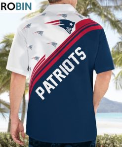 New England Patriots Standard Paradise Hawaiian Shirt, Patriots Gifts for Fans