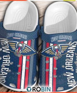 New Orleans Pelicans Basketball Club Shoes Clogs Comfortable Crocband For Men Women, Pelicans Shoes