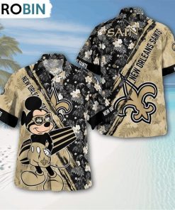 new-orleans-saints-mickey-mouse-floral-short-sleeve-hawaii-shirt-1