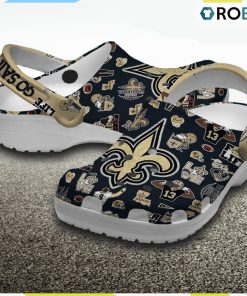 New Orleans Saints NFL Classic Crocs Shoes