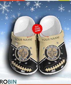 New Orleans Saints Personalized Custom For Nfl Fans Clog Shoes New Orleans Saints Personalized Custom For Nfl Fans Clog Shoes
