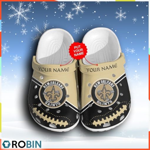 New Orleans Saints Personalized Custom For Nfl Fans Clog Shoes
