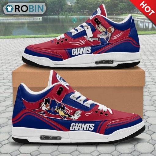 New York Giants Bugs Bunny Jordan 3 Sneakers