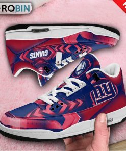 New York Giants Jordan 3 Sneakers