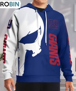 New York Giants Punisher Skull Hoodie and Zip Hoodie, New York Giants Unique Gifts New York Giants Punisher Skull Hoodie and Zip Hoodie, New York Giants Unique Gifts