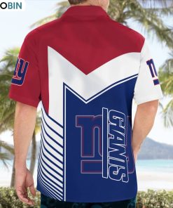 New York Giants Standard AOP Button Shirt, Giants Fan Shirt for Sale