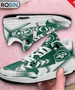 New York Jets Jordan 3 Sneakers