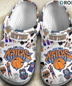 New York Knicks NBA Basketball Classic Crocs Shoes, Knicks Fan Gears