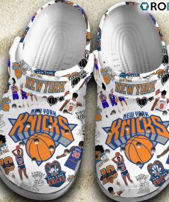 New York Knicks NBA Basketball Classic Crocs Shoes, Knicks Fan Gears