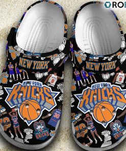 New York Knicks NBA Basketball Classic Crocs Shoes, Knicks Gear
