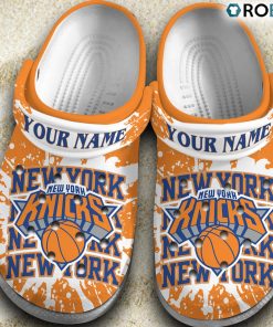 New York Knicks NBA Basketball Classic Crocs Shoes, Knicks Gifts