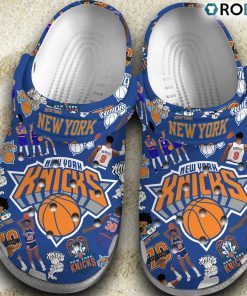New York Knicks NBA Basketball Classic Crocs Shoes, Knicks Merchandise