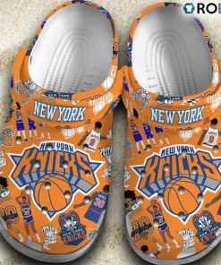 New York Knicks NBA Basketball Classic Crocs Shoes, Knicks Unique Gifts