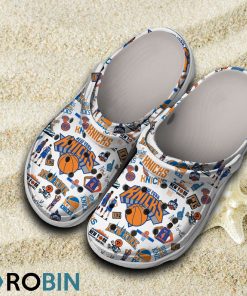 New York Knicks NBA Classic Crocs Shoes, Knicks Gifts for Fans