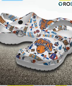 New York Knicks NBA Classic Crocs Shoes, Knicks Gifts for Fans