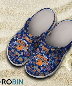 New York Knicks NBA Classic Crocs Shoes – style 1, Knicks Gifts for Fans