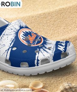 New York Mets Ink Splash Crocs Shoes, Mets Merchandise