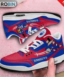 New York Rangers Bugs Bunny Custom Jordan 3 Sneakers