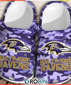 NFL Baltimore Ravens Football Classic Crocs, Custom NFL Crocs