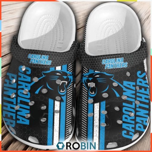 NFL Carolina Panthers Football Crocs Comfortable Shoes Classic For Men Women