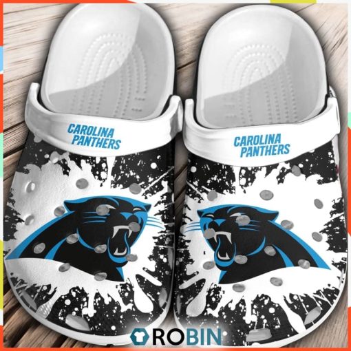 NFL Carolina Panthers Football Crocs Comfortable Shoes For Men Women
