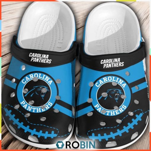 NFL Carolina Panthers Football Crocs Comfortable Shoes Gift For Men Women