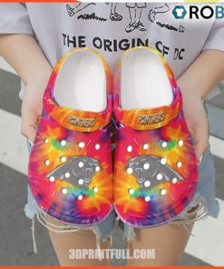 Nfl Carolina Panthers Team 3D Printed Crocs, NFL Crocs